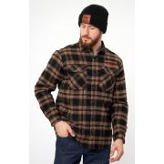Рубашка Alaskan с меховой подкладкой (L) коричневая клетка