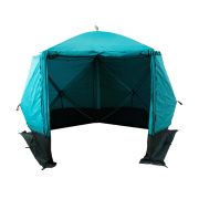 Шатер СЛЕДОПЫТ быстросборный, h-2,30 м, 5 стен, S по полу 7,6 кв.м (3,4х3,25 м)
