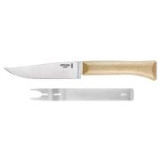 Набор Opinel Cheese set (нож+вилка) дерев.рукоять, нерж. сталь