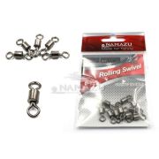 Вертлюг Namazu ROLLING SWIVEL, латунь, цв. BN, р. 10, test-4 кг (уп.10 шт)