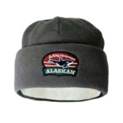 Шапка Alaskan Black Salmon флисовая (AWCBSG) Серая