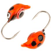 Мормышка вольф. W Spider Плавунец с ушком краш. 4,0мм, 0,90гр. 105 с глазком