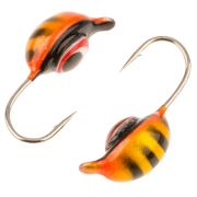 Мормышка вольф. W Spider Плавунец с ушком краш. 4,0мм, 0,90гр. 130 с глазком