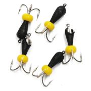 Мормышка вольф. безнасадочная «ЯМАН» Черт с петлей с коронкой из никеля (корот) d-3 мм вес, 0,6 г