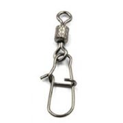Вертлюг с застежкой Namazu ROLLING RIBBED SWIVEL WITH NICE SNAP, цв. BN, р.5,