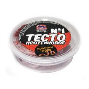 Тесто №1 Красный червь 100гр (готовое)