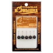 Мормышка тульская Дробинка 4,0 Черное Серебро вес - 0,54 гр.