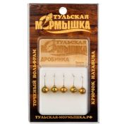 Мормышка тульская Дробинка 4,0 Золото вес - 0,54 гр.