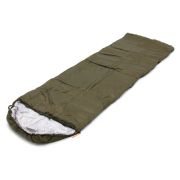 Мешок спальный СЛЕДОПЫТ-Forester, с подголовником, 2000+35х75см., утеп.термоф 200г/м2, до+5С, хаки