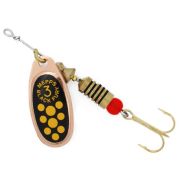 Блесна Mepps BLACK FURY JAUNE CU 3, вращающаяся, 6.5г