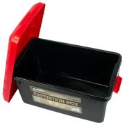 Ящик СЛЕДОПЫТ Expedition Box 40л, многофункц., особопр., 600х360х320 мм, цв. черный/красный