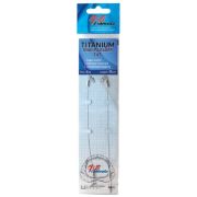 Поводок Ushiwaka Titanium Single UTS11507, 1х1, 7кг/15см, 2шт