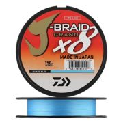 Шнур DAIWA J-Braid GRAND X8E 0,16мм 135м плетенный Blue