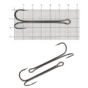 Крючок KOI «3 XL DOUBLE HOOK», размер 3/0 (INT), цвет BN, двойник (10 шт.)/15/