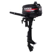 Мотор лодочный HANGKAI 4 л/с, объем 74,6 см3,  вес 13кг, бак 1,4 л.
