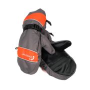 Рукавицы «СЛЕДОПЫТ - FISHER», мембрана 3к, серый/оранжевый, р-р XL/20/