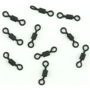 Вертлюг Namazu Pro ROLLING RIBBED SWIVEL, латунь, цв.Carbon, р. 7, test-14 кг (уп.10 шт)