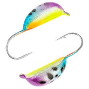 Мормышка вольф. W Spider Рижский банан с ушком краш. 2,5мм, 0,6 гр, 74