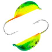 Мормышка вольф. W Spider Рижский банан с ушком краш. 2,5мм, 0,6 гр, 76