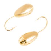 Мормышка вольф. W Spider Капля с отверст.тульская спорт утяжеленная 3,6мм., 0,78гр., цвет GO с 3 пол