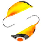 Мормышка вольф. W Spider Рижский банан с ушком краш. 2,5мм, 0,6 гр, 169