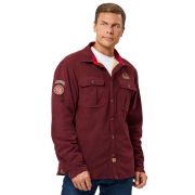 Рубашка Alaskan вельвет с меховой подкладкой (M) бордо