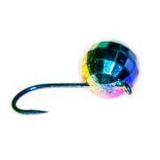 Мормышка CONDOR вольфрамовая, Шар фигурный с ушком d 3,0 мм, вес 0,24 гр, радужный