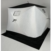 Палатка HARSAN зимняя 2,33*2,33*2м Ultrasonic 210D PU 5-ти гранная, утеплен., цв.белый/серый