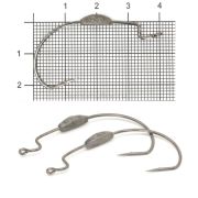Крючки Saikyo BS-2333 Weighted BN №1/0 (5 шт)