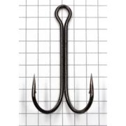 Крючок Namazu «Double Hook Long», размер 3/0 (INT), цвет BN, двойник/128/
