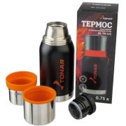 Термос TONAR HS.TM-038 750ML черный (2 крышки-кружки)