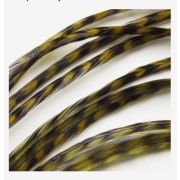 Перо из седла петуха Whiting Olive Grizzly Light